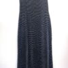 Collezione svart/silvrig långklänning, storlek 36/38 (storlek 8 US)