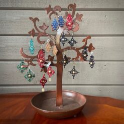 Handgjorda örhängen micromacramé